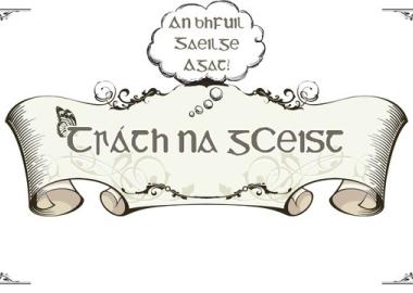 Tráth na gceist / Family quiz as Gaeilge