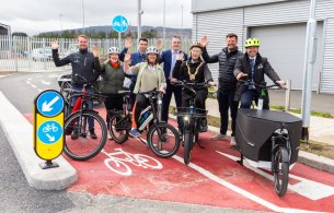 Sandyford Village - Business District Walk and Cycle Route Launch