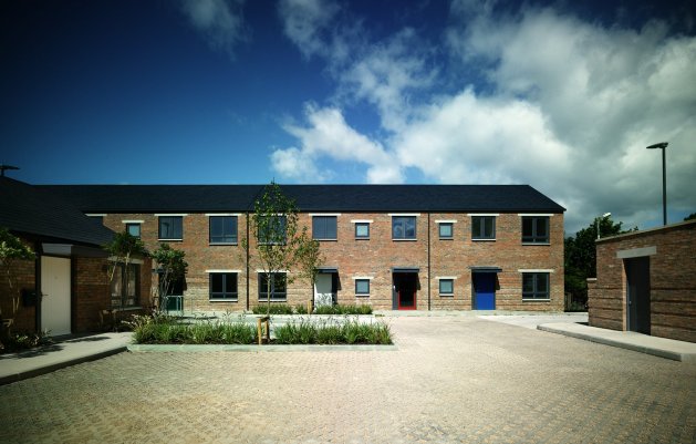 The Brambles, Park Close, View from Courtyard, DLR Architects