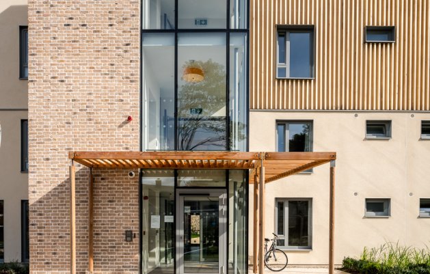 Rochestown House Phase II, DLR Arhcitects, View of Entrance