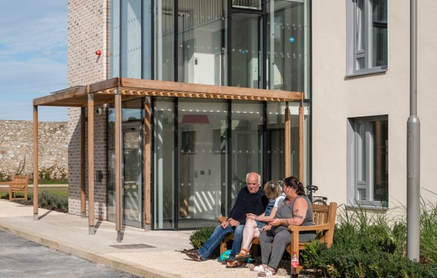 Rochestown House Phase II, DLR Arhcitects, View of Entrance