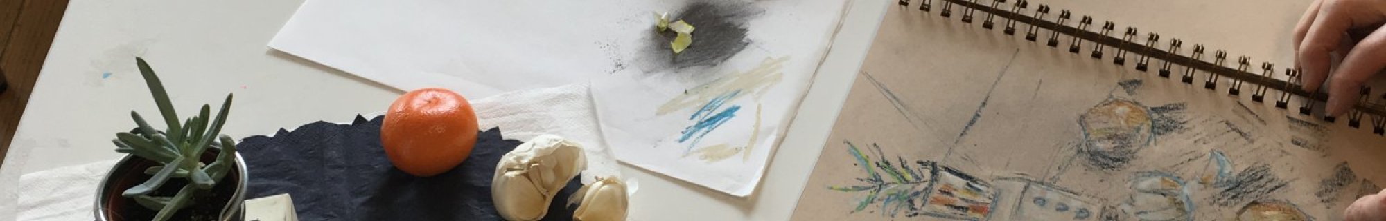 Image of art materials and props