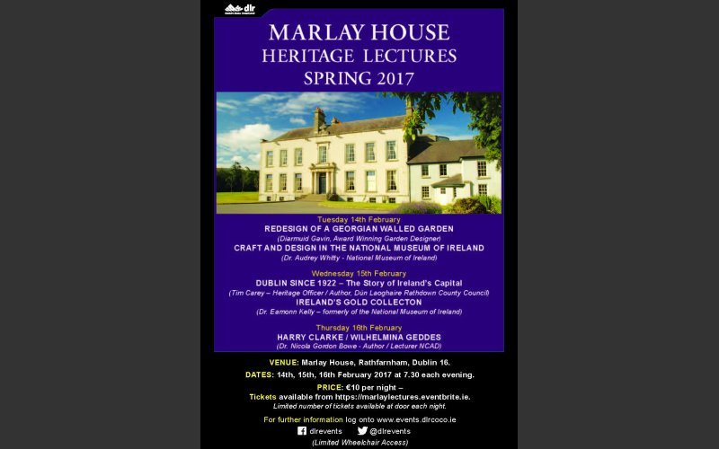 marlay house heritage lectures