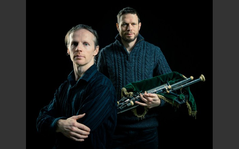 photograph of Lorcán MacMathúna & Eamonn Galldubh 