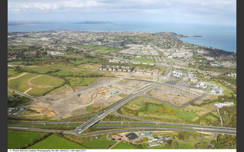 Aerial view of Cherrywood Planning Scheme