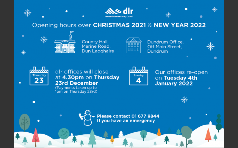 Christmas Opening Hours 2021 Landscape