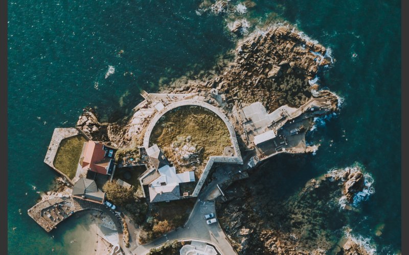 Forty Foot Aerial View