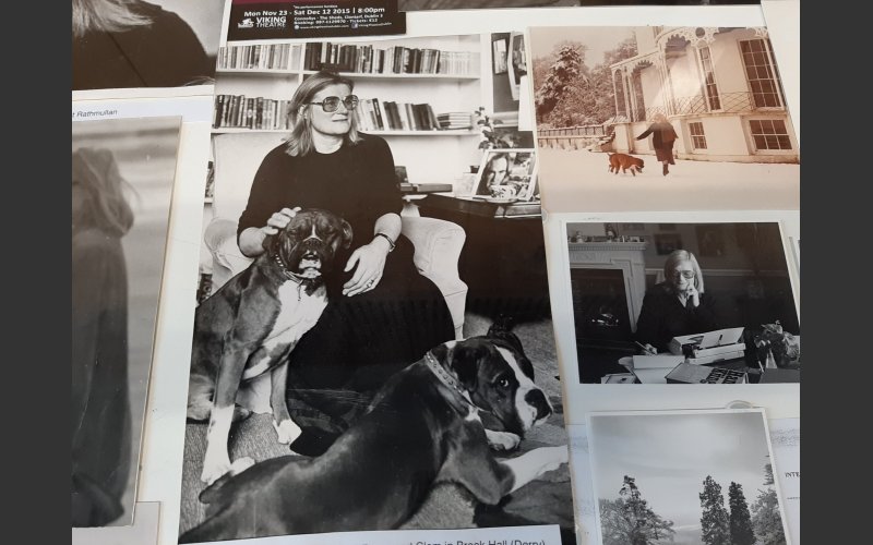 Jennifer Johnston's writing desk