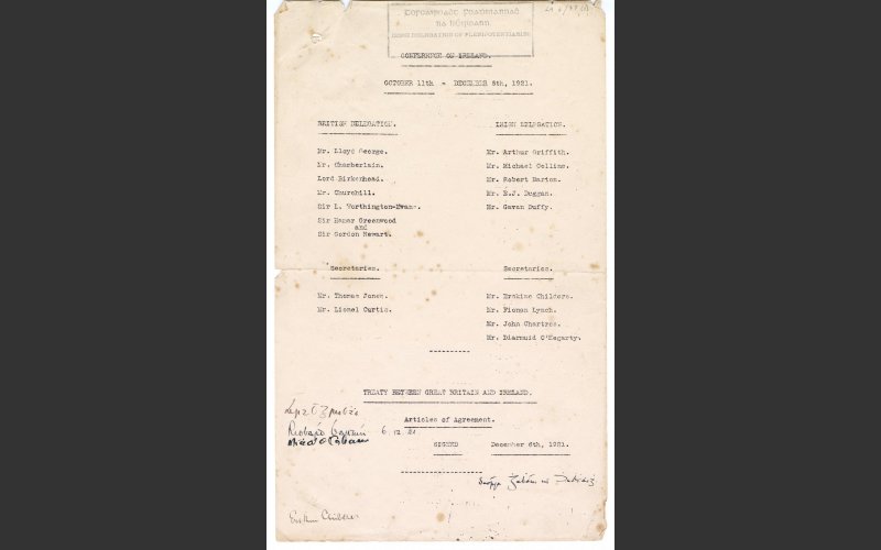 1921 Anglo-Irish Treaty