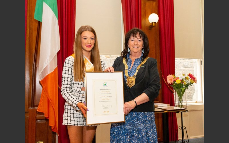 Niomi Hayes - Cathaoirleach's Awards 2022