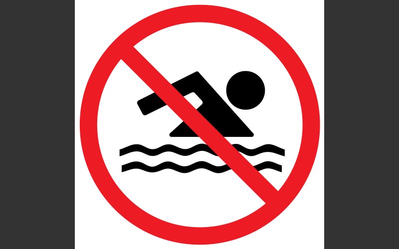 No Swimming