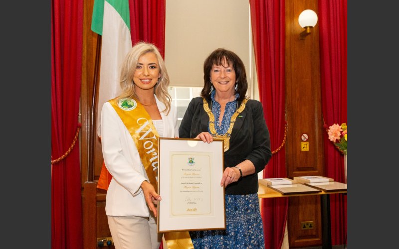 Tiegan Byrne - Cathaoirleach's Awards 2022