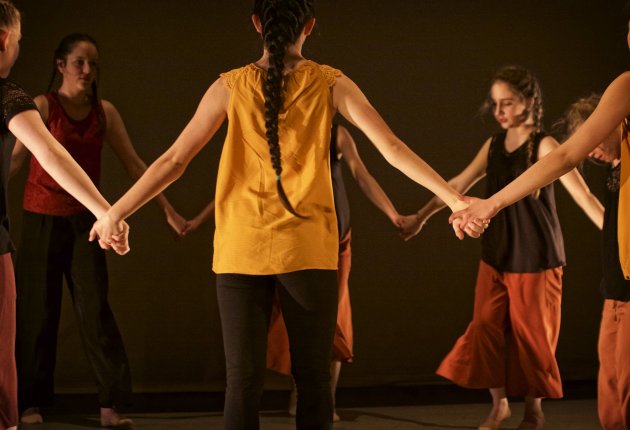 Carla Fazio Dance Project Dancers holding hands