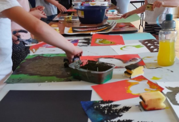 Image from screen printing workshop Image from screen printing workshop