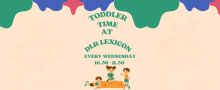Toddler Time at dlr Lexicon illustration of toddlers playing