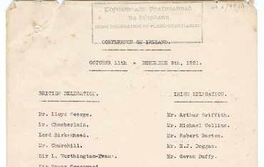 1921 Anglo-Irish Treaty