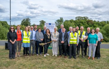 Dublin Urban Rivers LIFE Project - Dodder Valley Park Wetland Sod Turning Event