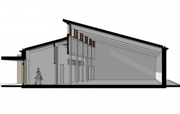 Drawing of a Sports Complex Concept