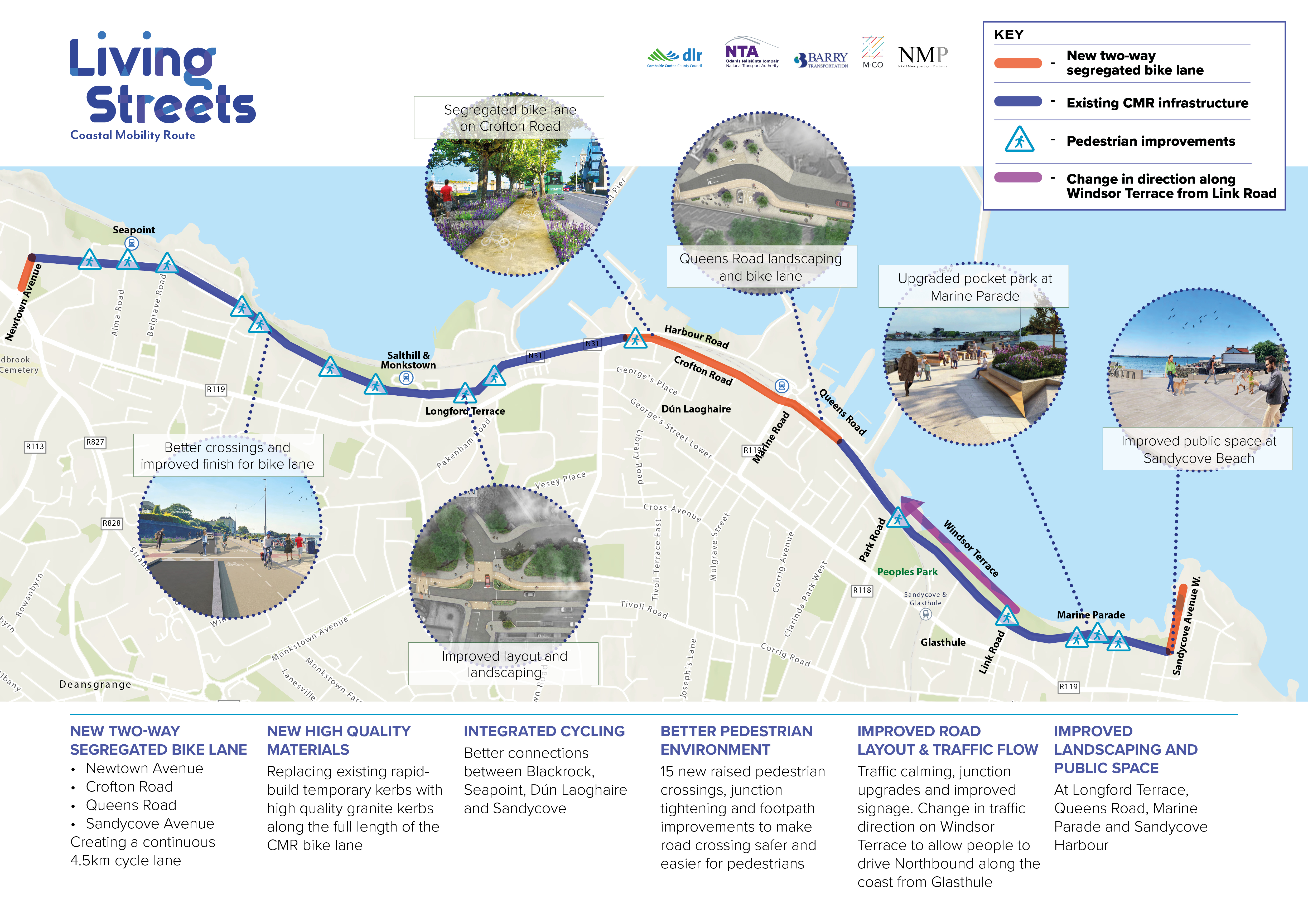 Living Streets-Coastal Mobility Route Proposed Project Summary Map