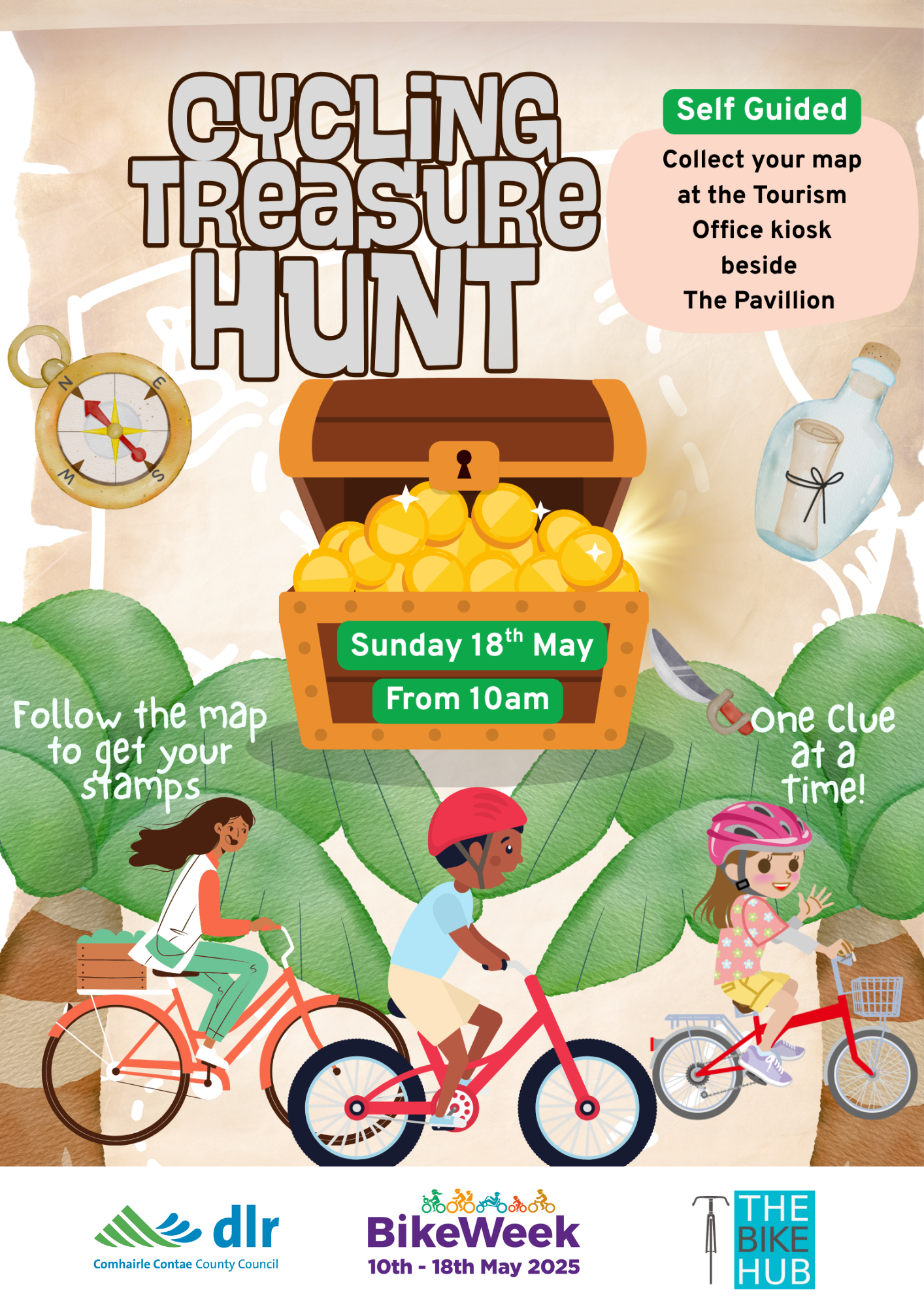 cycling treasure hunt poster