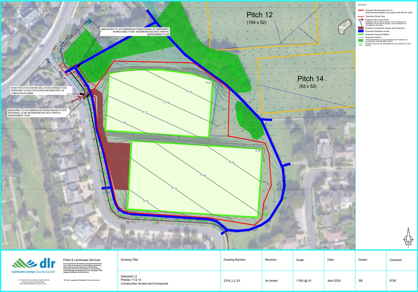 Deer Park Construction Access and Compound