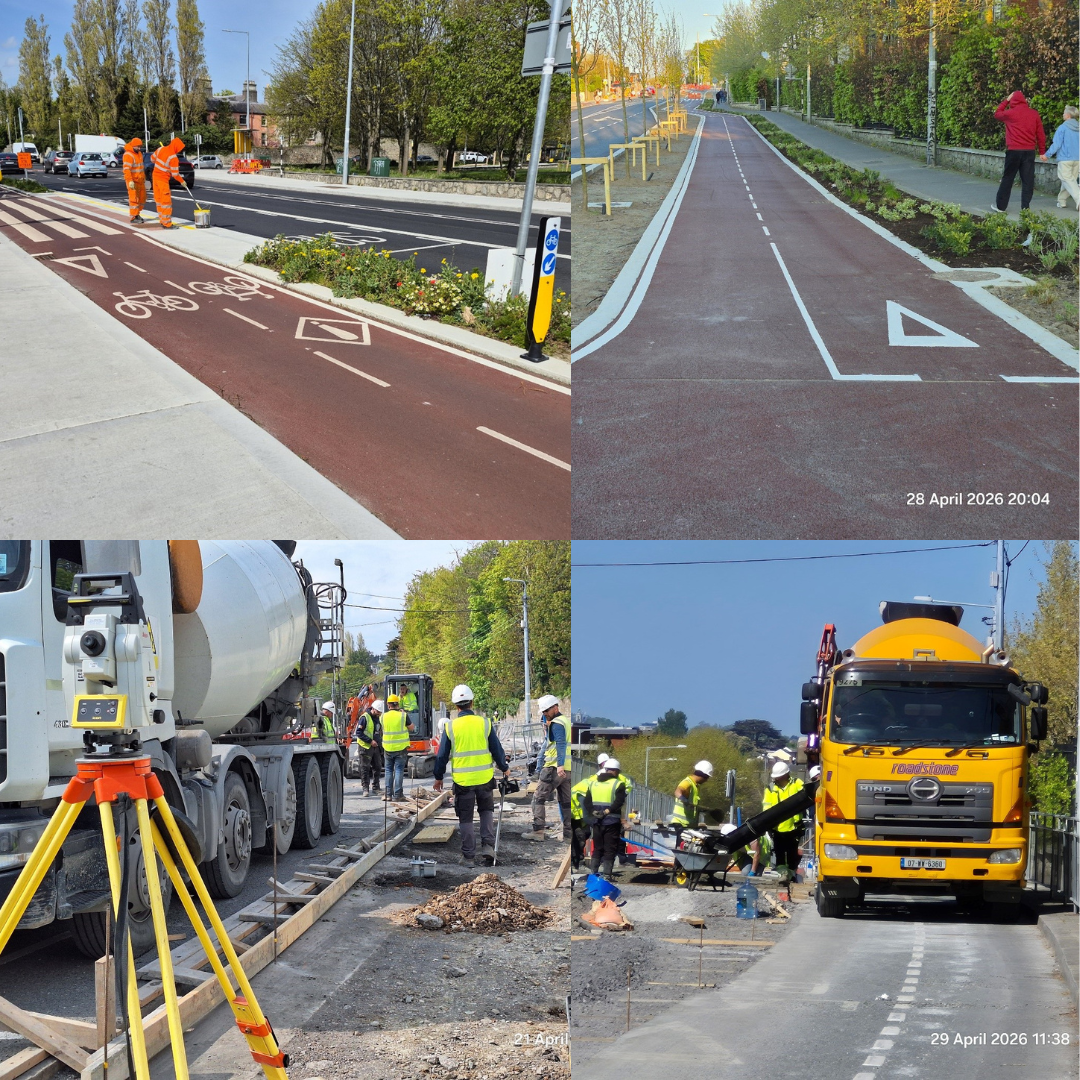 dl central road work image collages