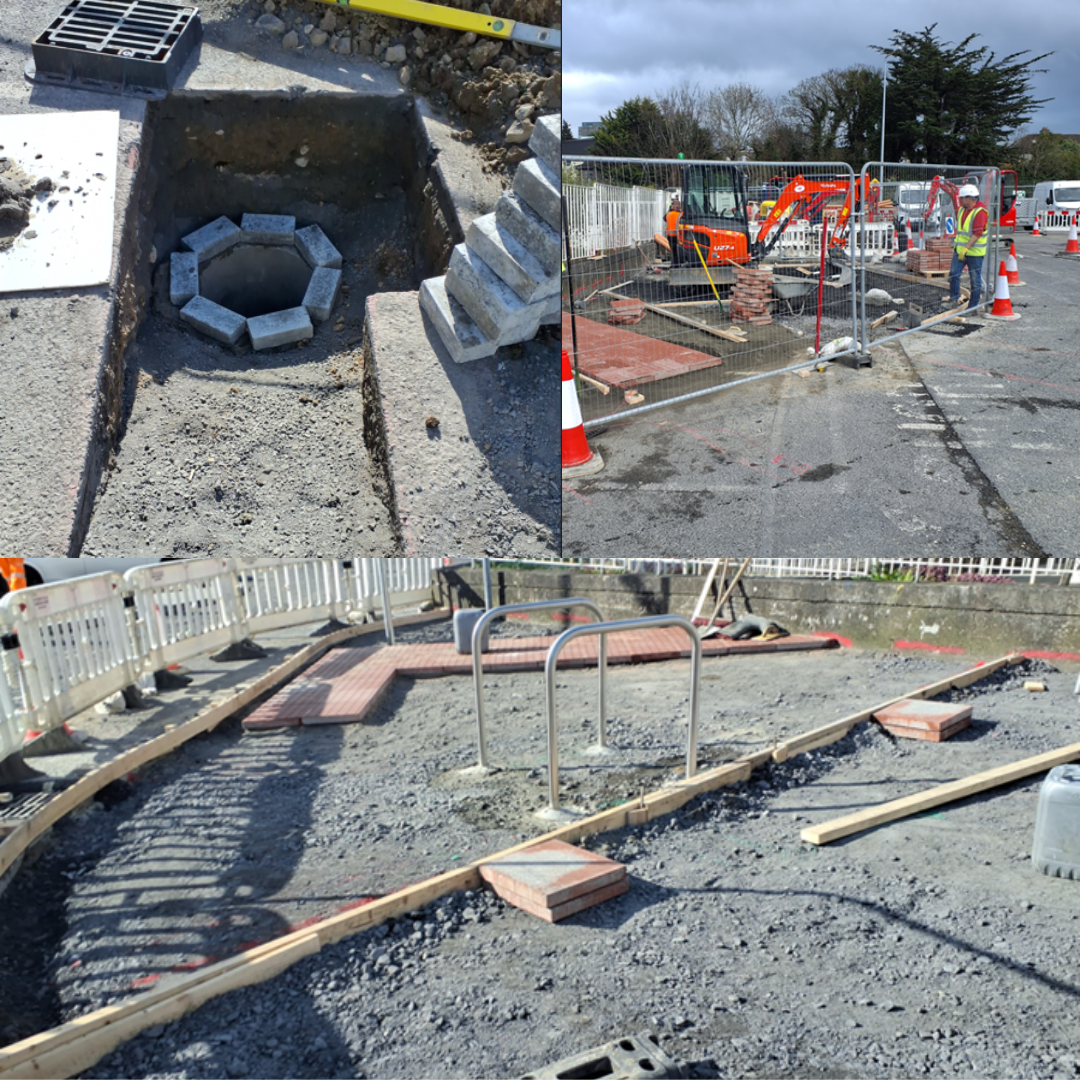 dlr central road work image collages