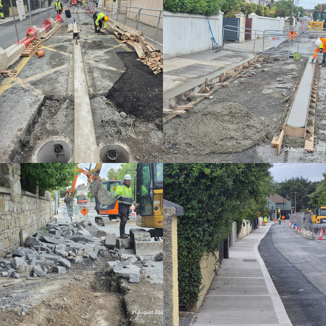road works picture collages for dl central project