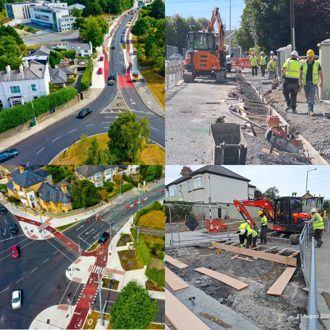 dl cental project road work image collage