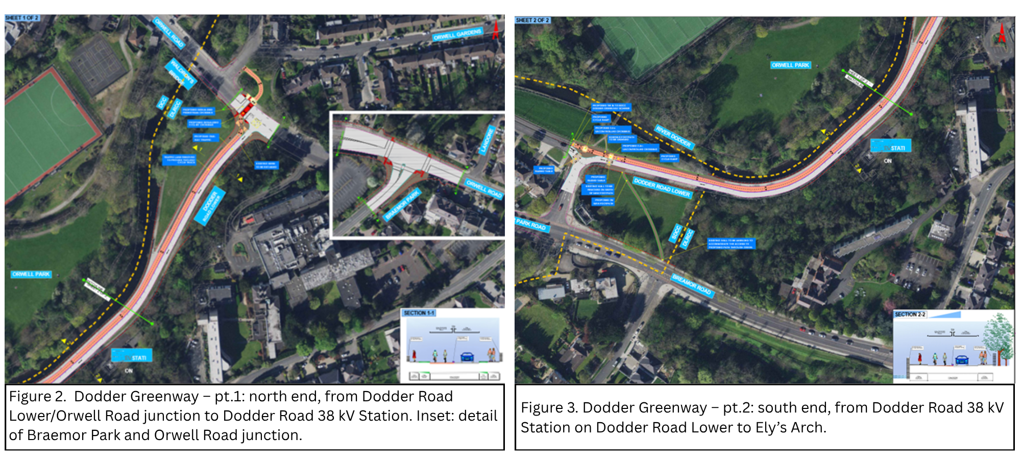 Doder Greenway Scheme Map 