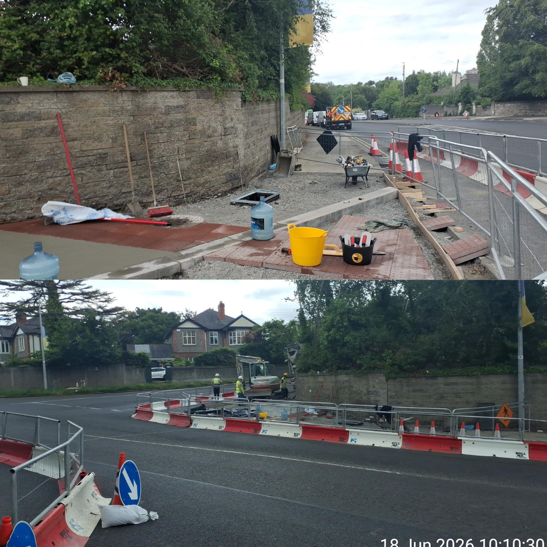 road work collage