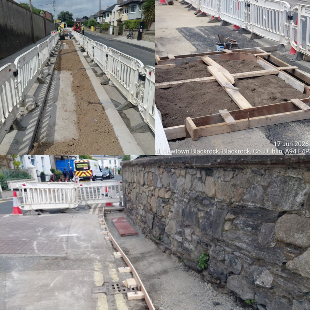 road work collage