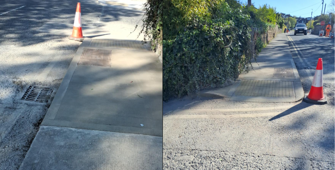 photo collages related to safe routes to school project