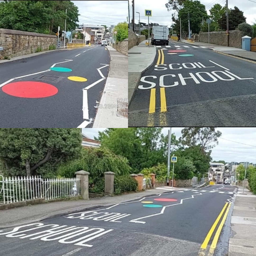 road works photo collages 