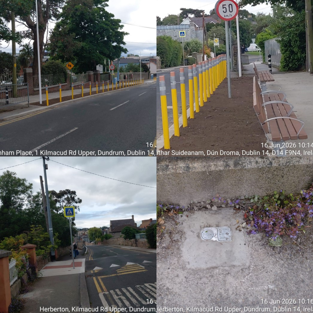 collage of road works