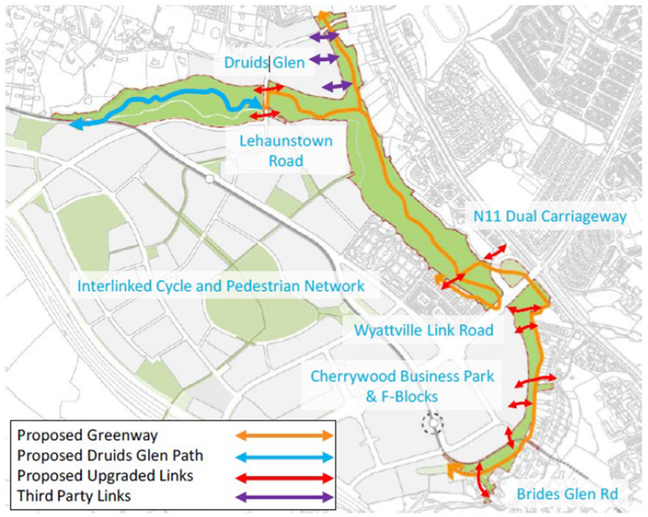 Linear Park Green Routes Network