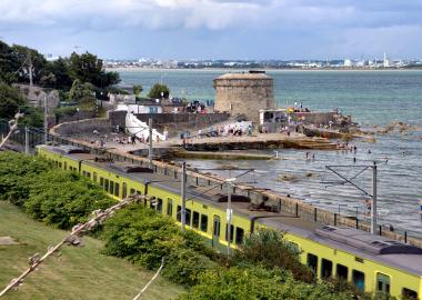 Martello Tower at Seapoint Beach, Monkstown Co Dublin 