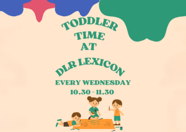 Toddler Time at dlr Lexicon illustration of toddlers playing