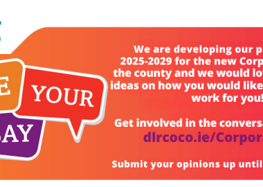Corporate plan survey closes on 27th September 