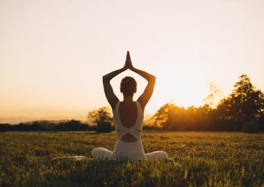 Yoga outside