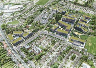 Dundrum Central Aerial View