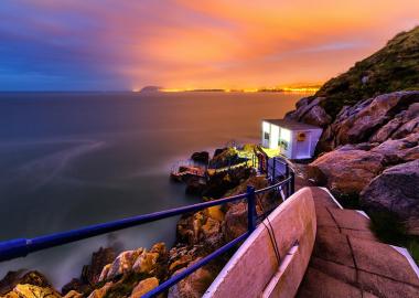 A photograph of Hawks Cliff 