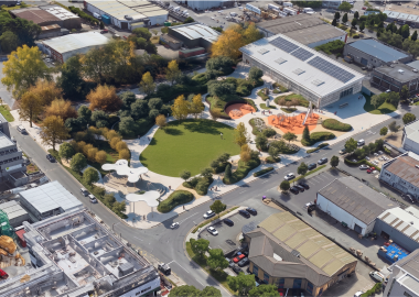 Proposed Deleveopment Sandyford Civic Park Over View 