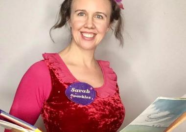 Fantastic fun with Sarah Sparkles! in Dundrum Library 