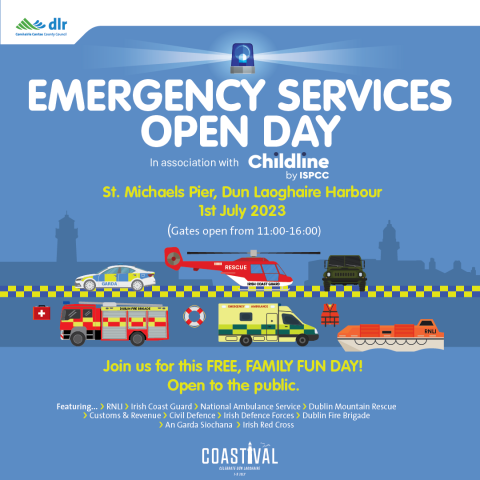 Emergency Services Open Day Poster 2023
