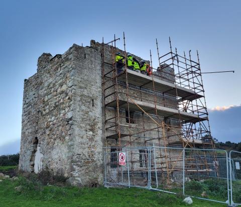 Pucks Castle restoration CMF project 2023