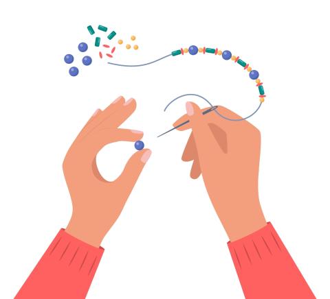 Summer Stars Bracelet Making