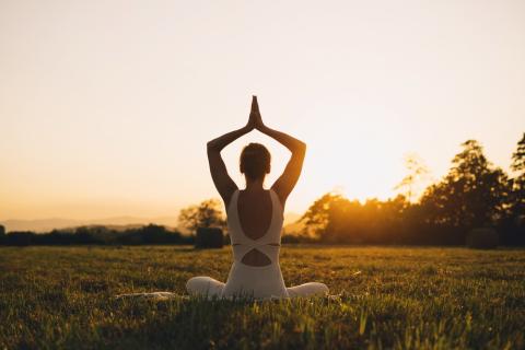 Yoga outside