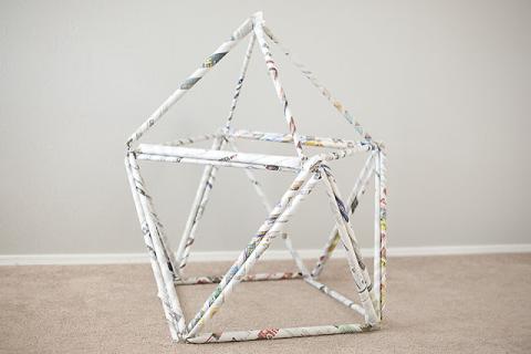 Build a Fort with Newspaper