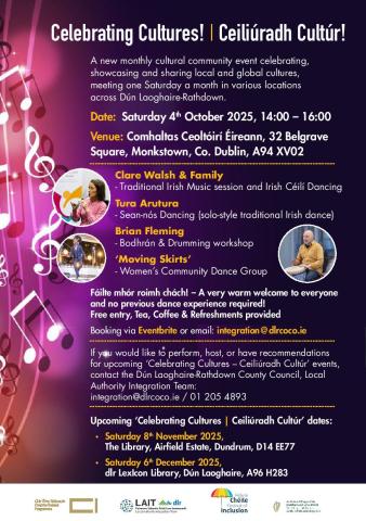 Celebrating Cultures! | Ceiliúradh Cultúr!  